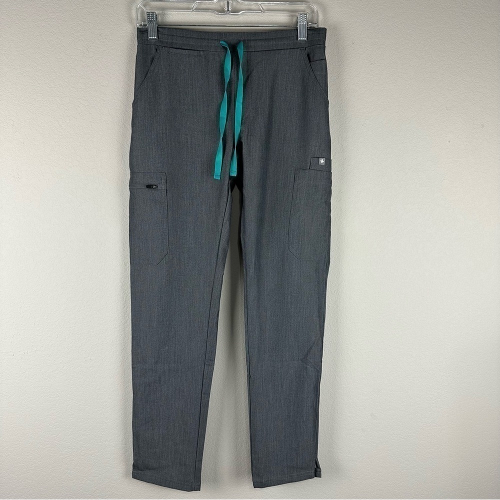 NEW Figs Graphite Gray Yola Scrub Medical Nursing Pants Size XS